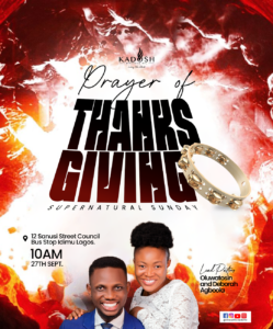 Prayer of Thanksgiving