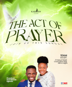 THE ACT OF PRAYER